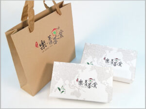 茶葉禮盒牛皮提袋