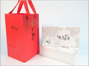 茶葉禮盒喜慶紅袋