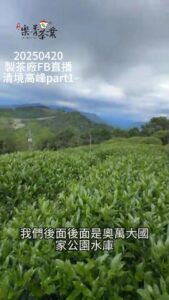 20250420 製茶廠FB直播 樂菁清境高峰茶園開採part1